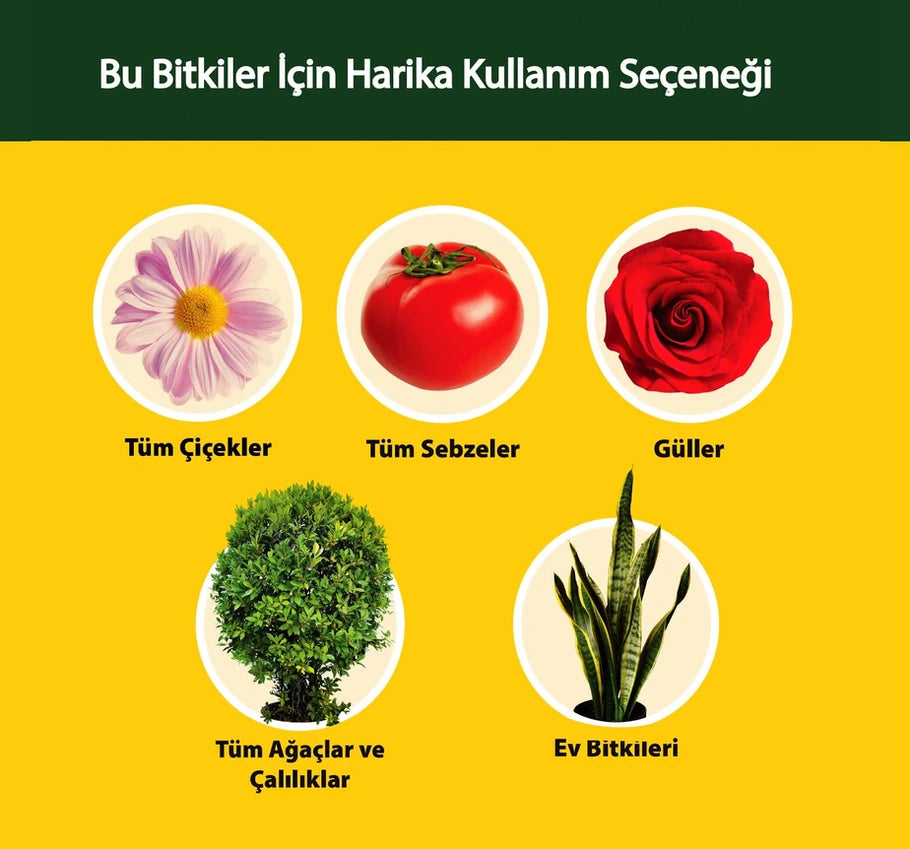 Petroturk Hızlı Etki Tüm Bitkiler Sıvı Gübre | Sıvı bitki gübresi | Bitki gelişimi için sıvı gübre