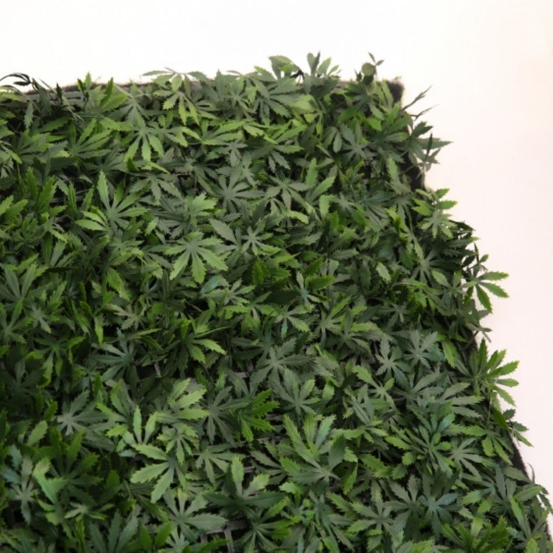 Yeşil Akçaağaç Dikey Bahçe | Yapay Dikey Bahçe | Dekoratif Duvar Paneli |