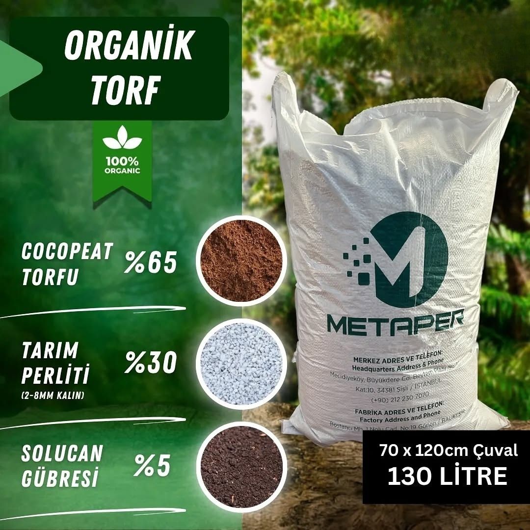 Organik Torf Karışımı | Solucan Gübreli Torf | Doğal Torf KarışımI