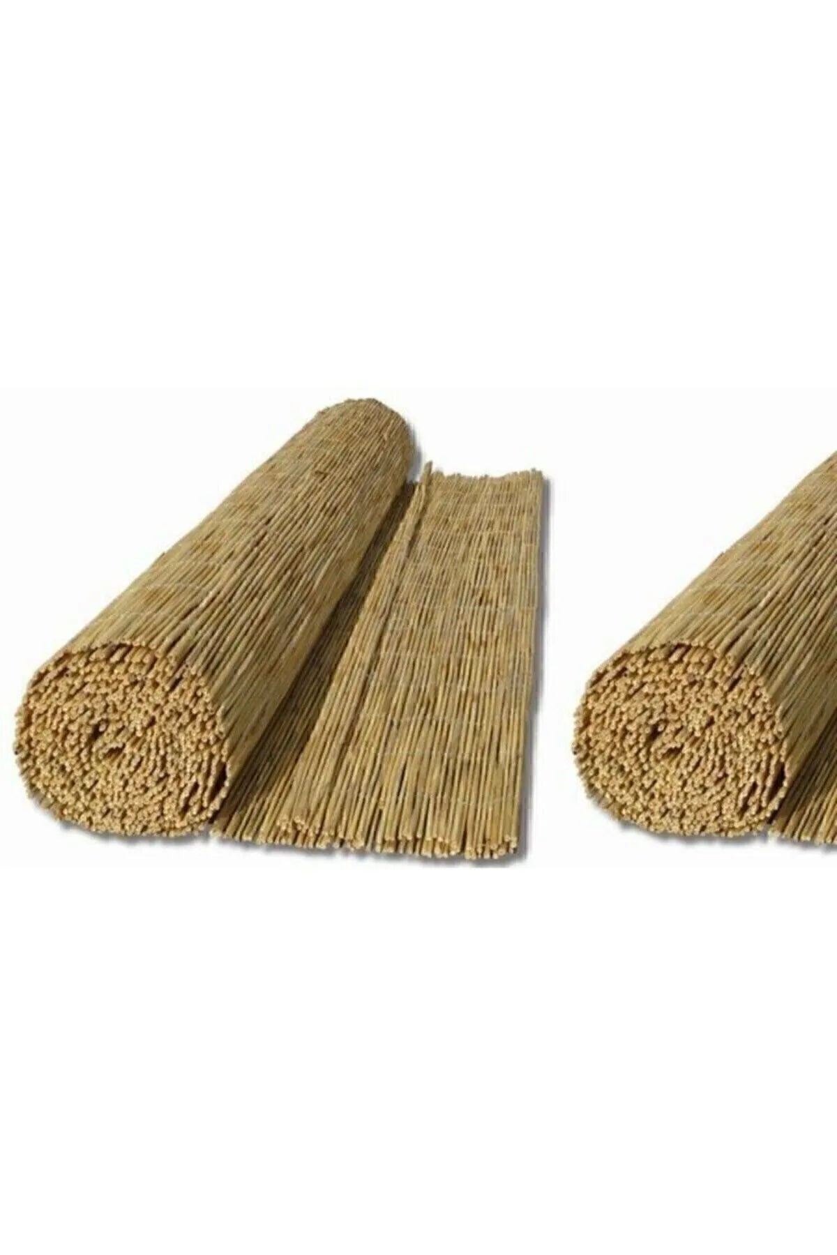 Kamış Çit Bambu Çit Hasır Çit 1x5 Metre Yükseklik 1 Metre En 5 Metre Doğal Kamış Gölgelik 1x5 Metre