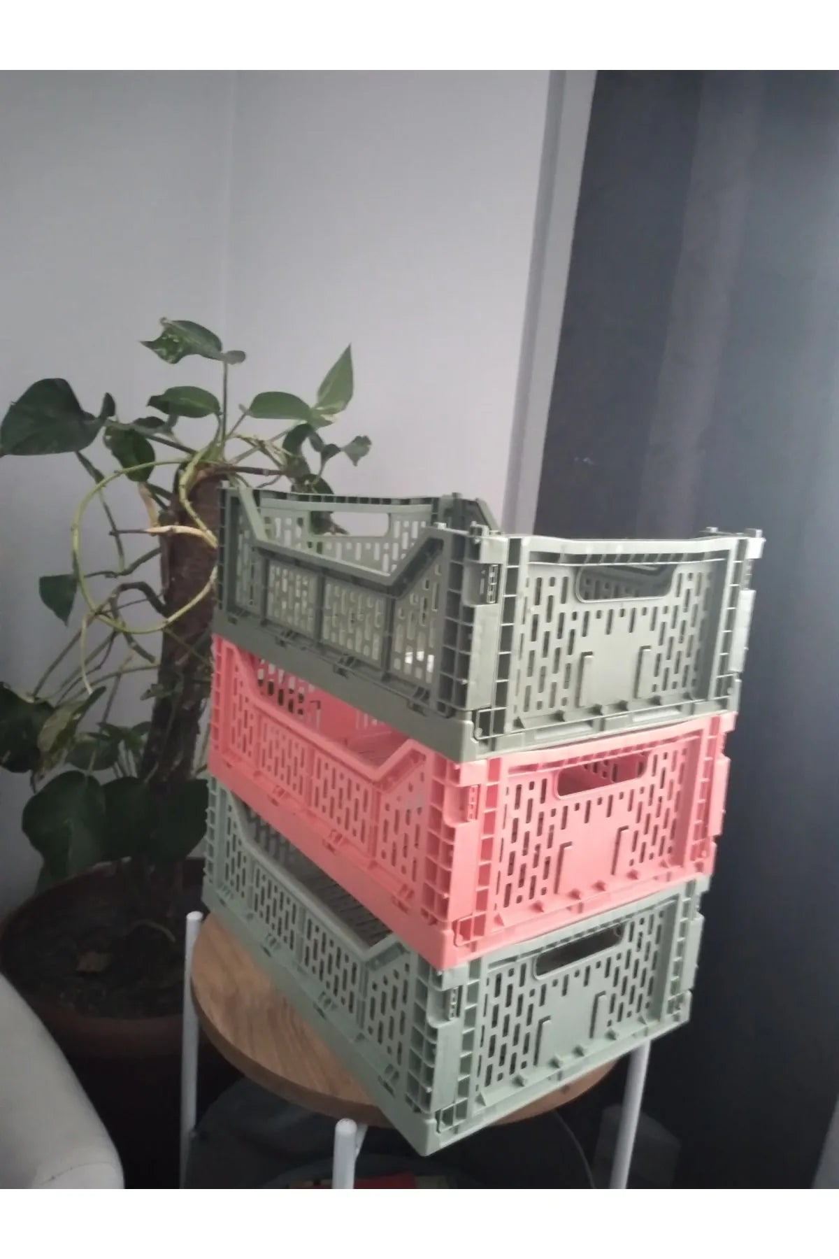 Katlanabilir Kasa Çok Amaçlı Sebze Meyve Eşya Düzenleyici Organizer 15 Litre