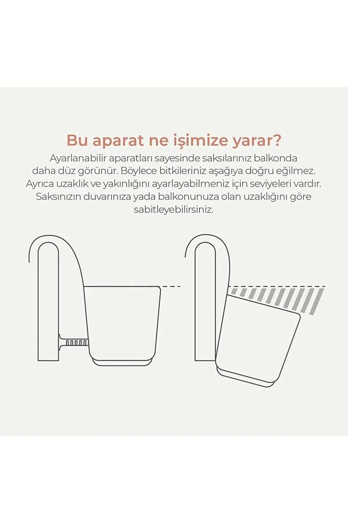 6 Adet Çok Renkli Karasu Plastik Pera Askılı Balkon Saksısı