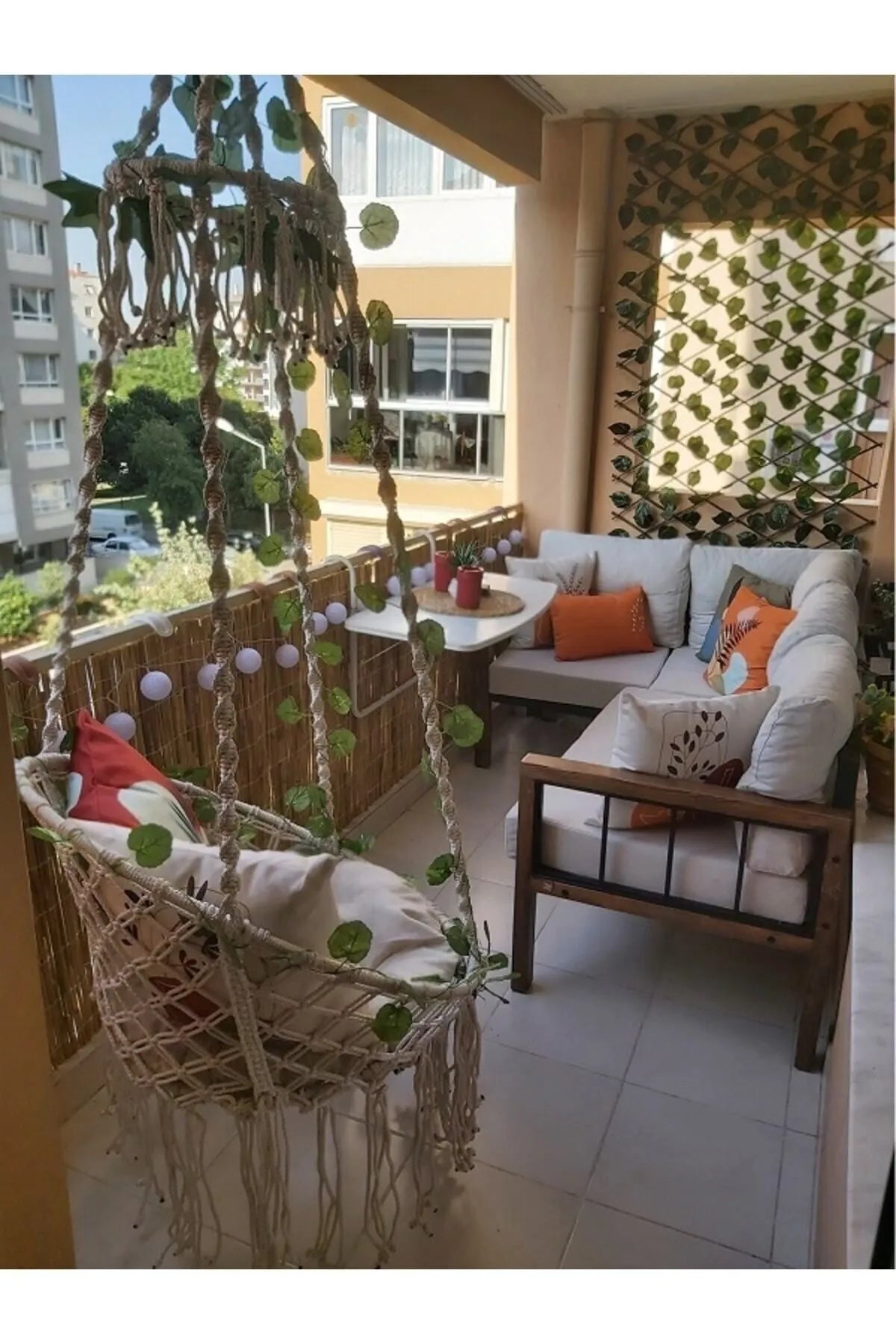 40 Cm X 3 Metre Kamış Hasır Balkon Çiti Dekarasyon